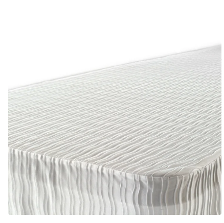 Photo 1 of Rectangular Table Cloth, 2-pack, 6-ft, White