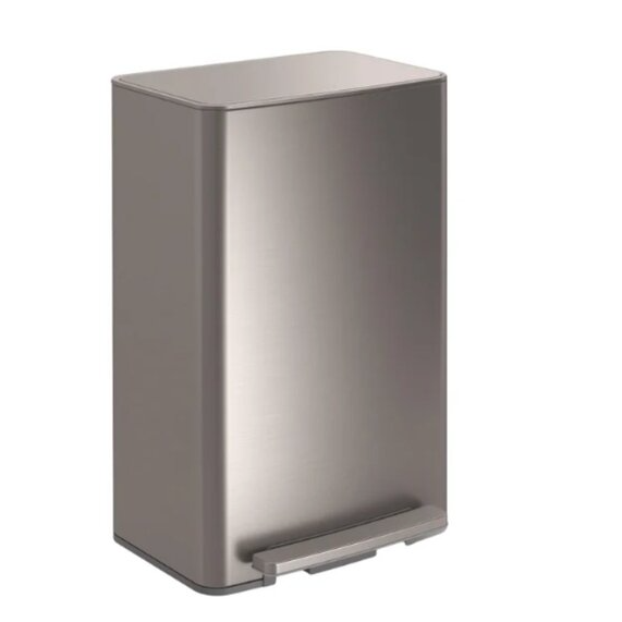 Photo 1 of Stainless Steel Kohler Step Trashcans-Rectangle or Semi-Round Kitchen Trashcan