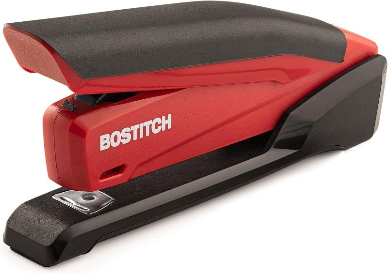 Photo 1 of Bostitch Stapler - InPower, One Touch Heavy Duty Red Office Stapler with Built-in Staple Remover, 20 Sheet Capacity, 1260 Staples Included