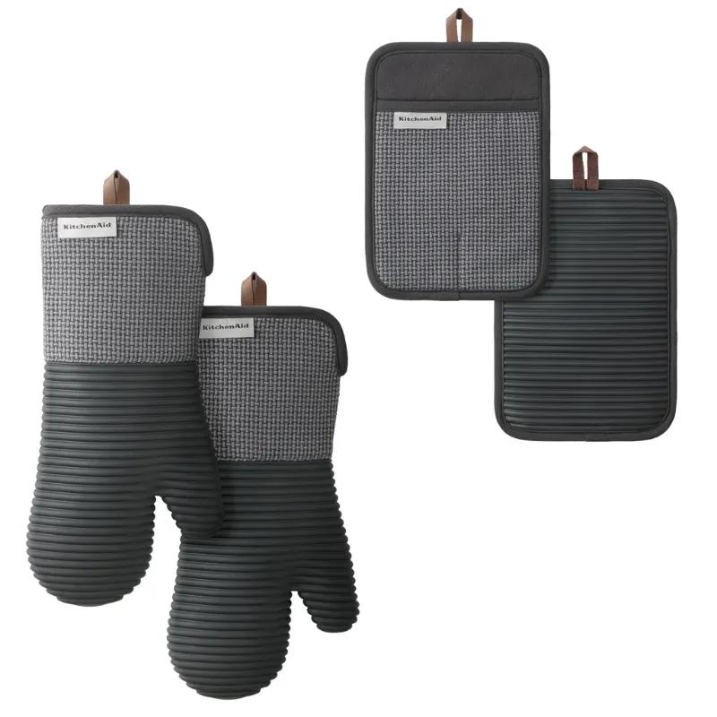 Photo 1 of OPEN BOX KitchenAid Kitchen Mitt Set, 4-pack