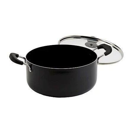 Photo 1 of Infuse 8-Qt. Aluminum Nonstick Family Cooker & Lid - Black