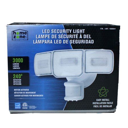 Photo 1 of Homezone Home Zone LED Security Motion Activated Light 3000 Lumens
