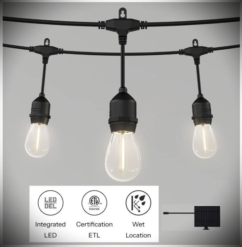 Photo 1 of Artika Eclipse- 20 LED Solar String Lights, Remote Control, Dusk to Dawn
