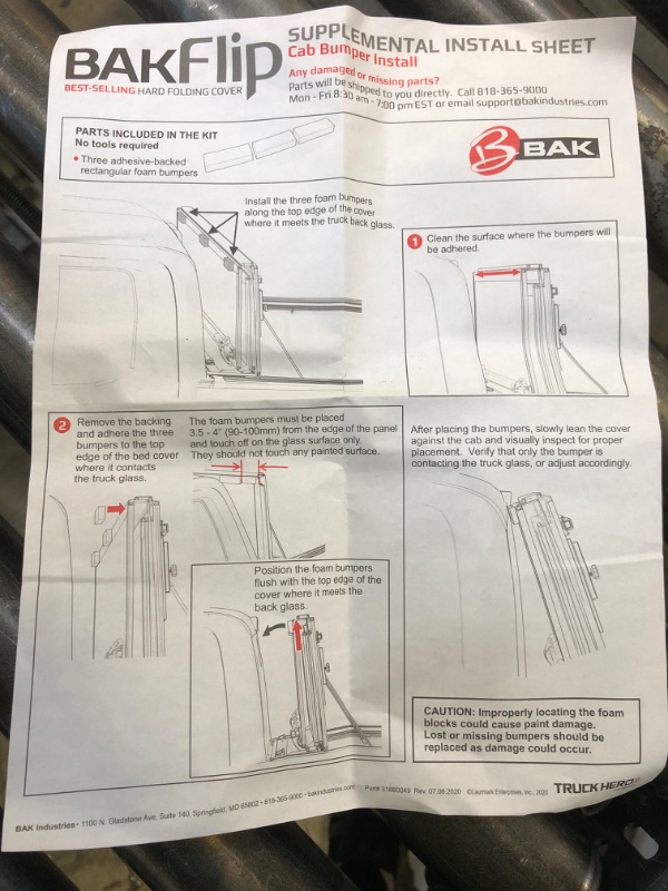 Photo 1 of BakFlip Cab Bumper