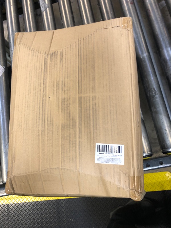 Photo 1 of 12FT Giant Christmas Inflatables Outdoor Decorations - Large Blow Up Christmas Tree with Gift Boxes - Rotating LED Lights Inflatable Xmas Decor for Yard Lawn Garden Holiday Party