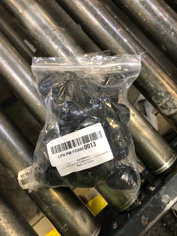 Photo 1 of 1/2 inch Irrigation Fittings Elbow Connectors For (1/2" ID x0.6-0.63" OD) 16mm Drip Tubing Barbed Connectors-10 Pcs/pack