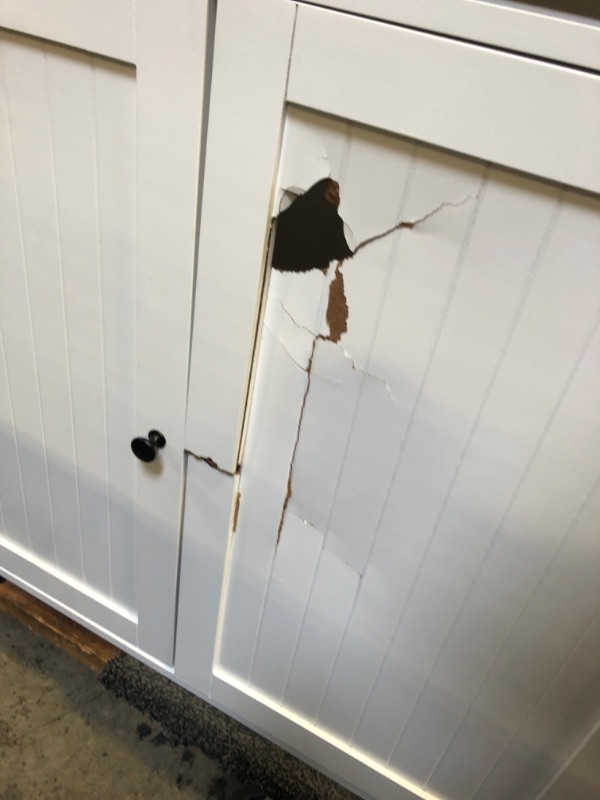 Photo 1 of VEVOR Kitchen Island Cart with Storage, 60in Wide Mobile Kitchen Cart with Wheels, Drop Leaf, 2 Drawers, Trash Can Cabinet, Knife Holder, Spice Rack, and Towel Rack, Table for Dining Room, Pantry