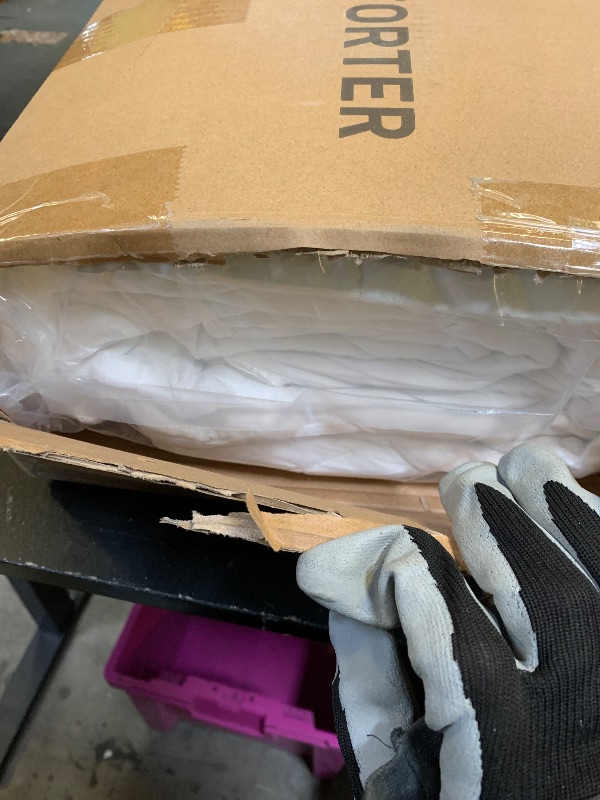 Photo 1 of 100% Viscose Made from Bamboo Comforter for Hot Sleepers- Breathable Cooling Silky Soft Duvet Insert Cal King Size-with 8 Corner Tabs- All Season Comforter (104x96 Inches, White)