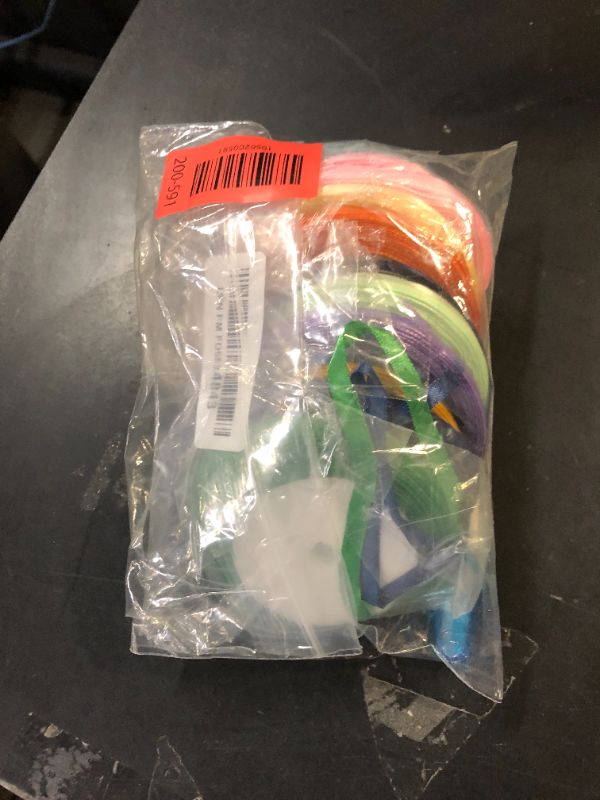 Photo 1 of 10 Ribbon Rolls and Scissors, for Food Packaging, Electronic Parts, Accessories