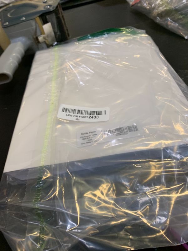 Photo 1 of (Pack of 2) Letter Size Discbound Refill Paper, Disc Paper Refill for TUL Custom Note-Taking System Discbound Planner Inserts, 200 Sheets/400 Pages, White Discbound Paper, Arc Paper Refill 8.5 x 11