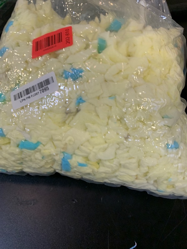 Photo 1 of 11lbs Bean Bag Filler, Shredded Memory Foam Filling for Pillow Stuffing Cushion Arts Crafts Refill, Without Added Gel Particles, Premium Soft and Great for Stuffing (Multi Color and Shape)