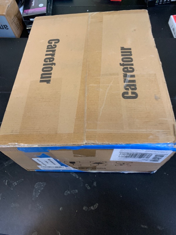 Photo 2 of Carrefour 48 Inch Ceiling Fans with Lights Remote and App Control, Low Profile Flush Mount Modern Ceiling Fan with RGB Light, 6 Speeds Reversible DC Motor, Dimmable 3 CCT for Bedroom, Living Room