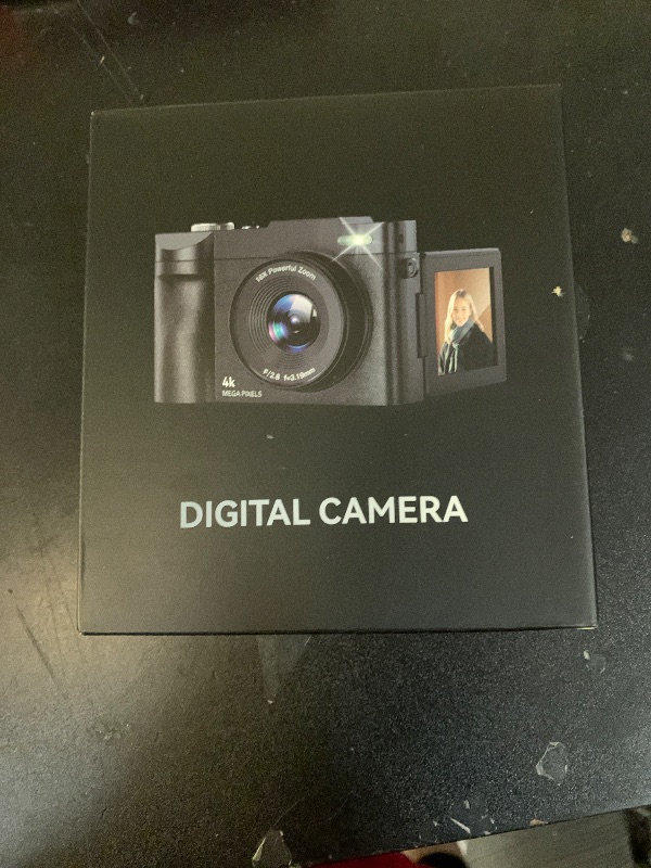 Photo 2 of 4K Digital Camera for Photography- 50MP Autofocus Vlogging Camera with 2.8" 180° Flip Screen, 16X Digital Zoom- Compact Point and Shoot Camera with 64GB SD for YouTube, Travel, Beginners