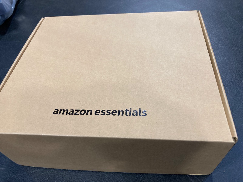 Photo 1 of Amazon Essentials Women's Platform Heel Sandal, Black Faux Suede, 10