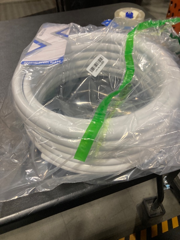 Photo 1 of 32ft Long 20mm Diameter White Flexible Pipe PVC Tubing Bendable Pipe Stem for Artificial Flowers Stem, Balloon Arches, Floral Wedding Decor, Cosplay Props (White (32ft+1PCS Tubing Scissor))