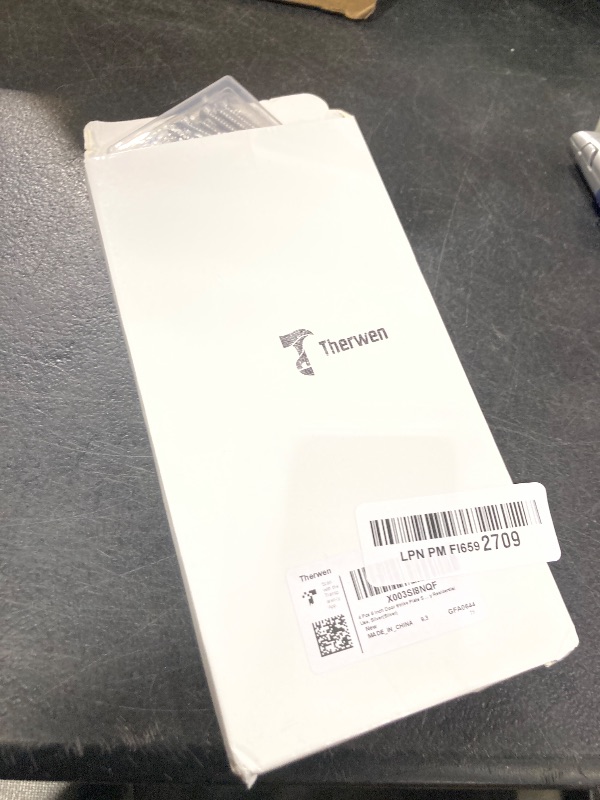 Photo 1 of 4 Pcs 6 Inch Door Strike Plate Security Latch Strike Stainless Steel Door Reinforcement Plate with Screws for Exterior Deadbolt Armor Heavy Duty Residential Use, Silver(Sliver)