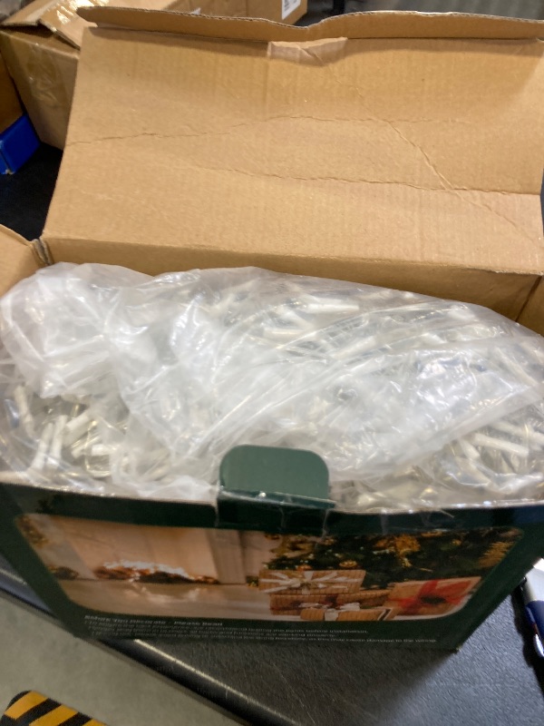 Photo 1 of 1620 LED 164ft Outdoor Christmas Lights, 12 Modes Dimmable Curtain String Lights with 360 Drops, Waterproof Twinkle Fairy Lights with Timer for Bedroom Window Holiday Wedding Xmas Decor, Cool White