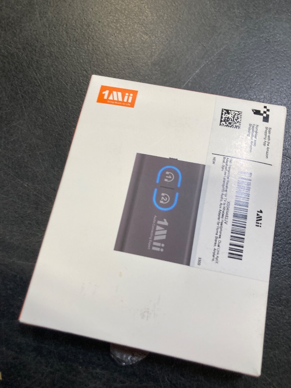 Photo 1 of 1Mii Bluetooth 5.3 Transmitter Receiver for TV to Wireless Headphones, Dual Link AptX Adaptive/Low Latency/HD Audio, Aux Adapter for Home Stereo, Airplane, Boat, Gym
