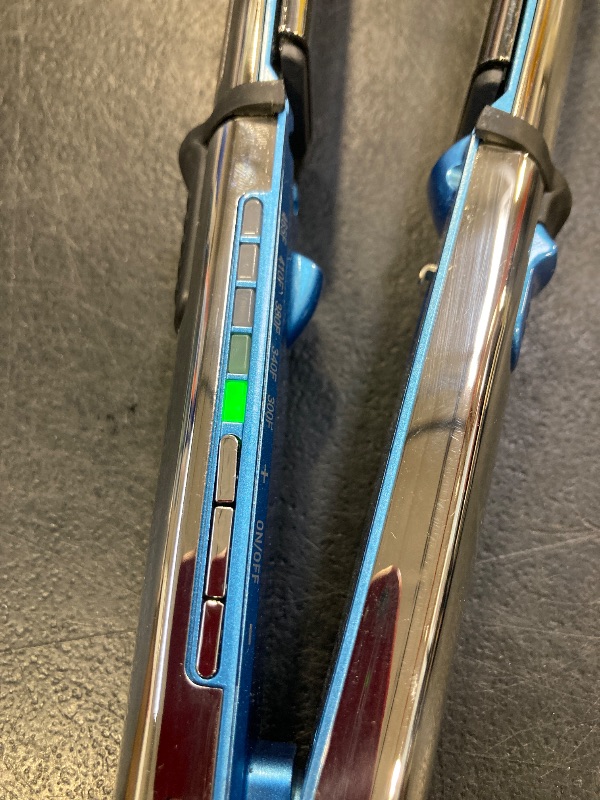 Photo 1 of BabylissPRO Nano Titanium Prima Ionic Hair Straightener, Curl and Straighten Hair With One Professional Tool, Blue