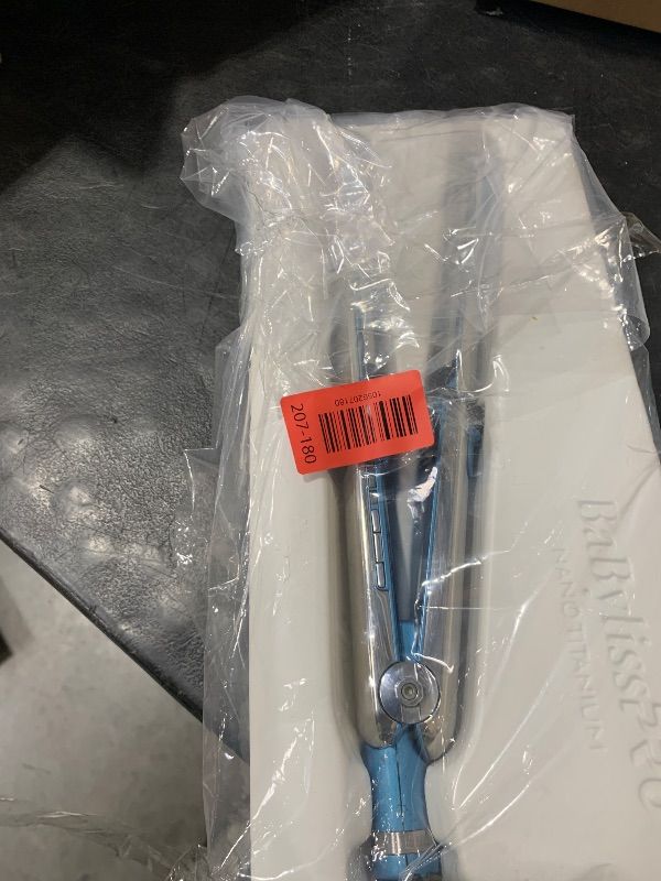 Photo 1 of BabylissPRO Nano Titanium Prima Ionic Hair Straightener, Curl and Straighten Hair With One Professional Tool, Blue