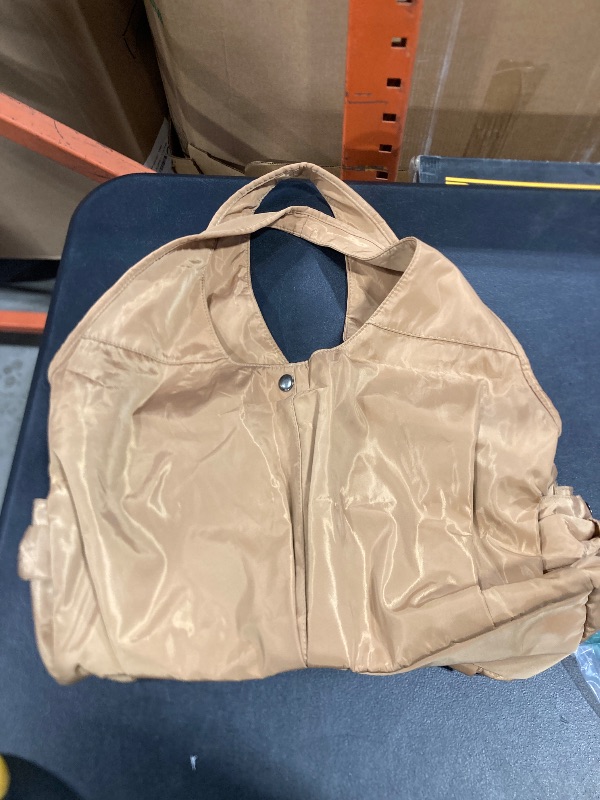 Photo 1 of womens tan shoulder bag
