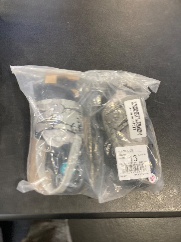 Photo 1 of Reef Toddler/Little Kid One Slide Sandal, Lightweight & Water Friendly, Backstrap, Grey Camo Shark, 13