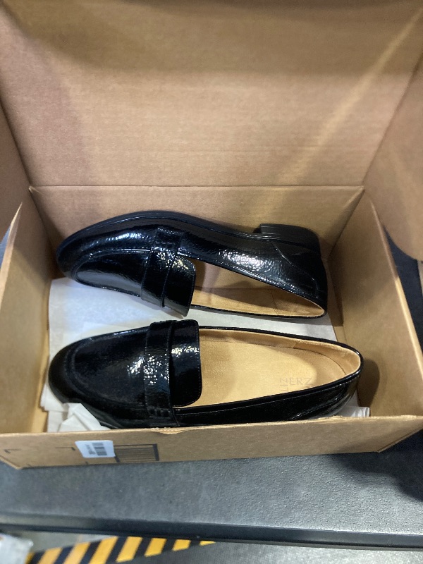 Photo 1 of Naturalizer Womens Milo Loafer Black Patent 11 W