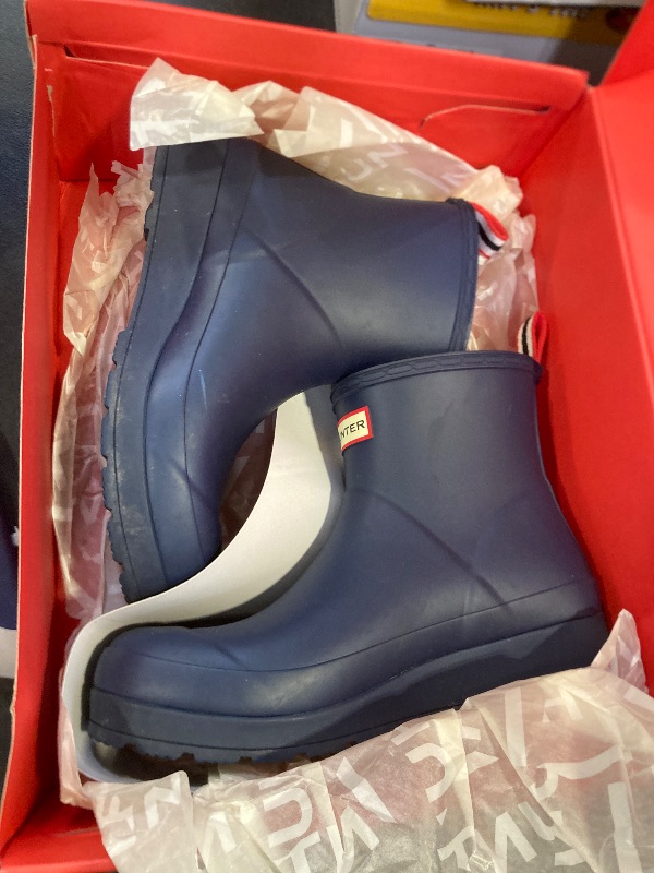 Photo 1 of Hunter Women's Play Short Rain Boot, Valtameri Blue, 8