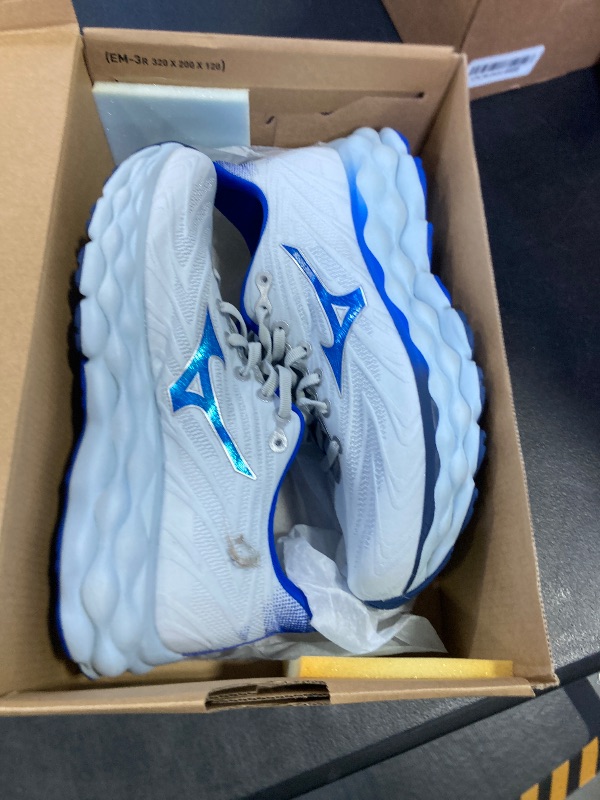 Photo 1 of Mizuno Men's Wave Sky 8 2E Running Shoe | Mens Running Shoe | Plein Air/Laser Blue | US Mens 7