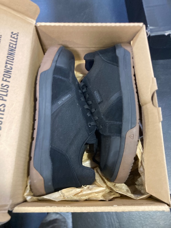 Photo 1 of KEEN Utility Mens Kentlowct P Work Sneakers, Black/Gum, 11 US
