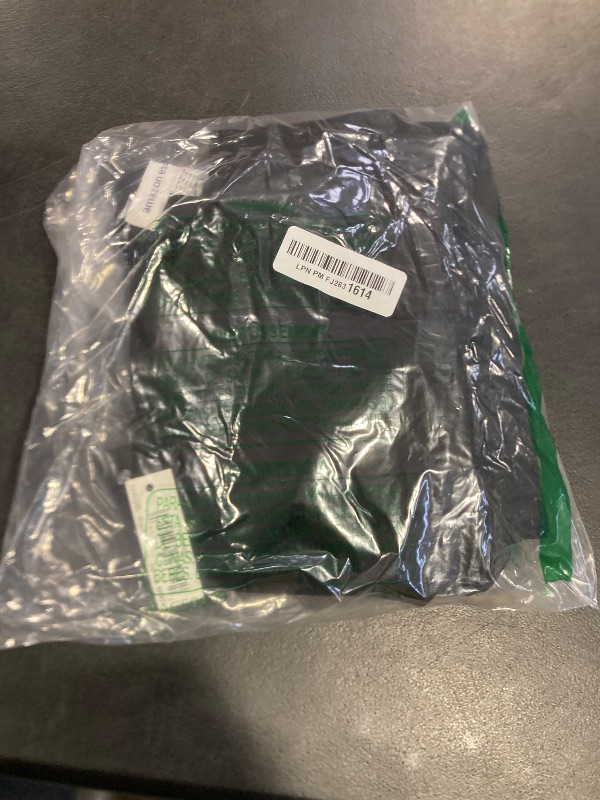 Photo 1 of Amazon Essentials Men's Classic-Fit Wrinkle-Resistant Pleated Chino Pant (Available in Big & Tall), Black, 28W x 28L