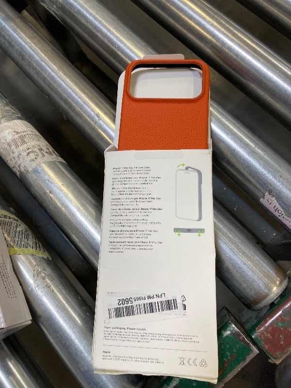 Photo 1 of Apple iPhone 17 Pro Max Silicone Case with MagSafe and Camera Control: Lightweight Phone Case, Wireless Charging Compatible, Smooth Matte Finish; Terra Cotta