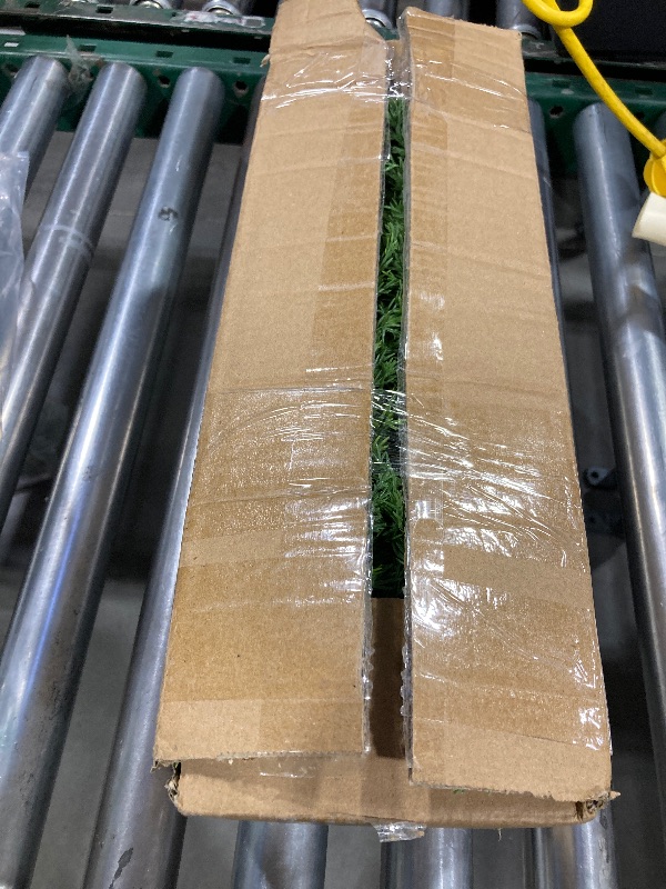 Photo 1 of 9FT Christmas Cedar Garland Artificial Realistic Green Faux Real Touch Winter Pine Garland for Mantle Fireplace Wall Table Indoor Outdoor Decoraiton