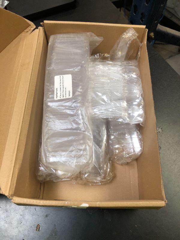 Photo 1 of 100 Pack 5 oz Plastic Dessert Cups with Lids & Spoons – Mini Parfait & Appetizer Cups, Dessert Shooter Cups – For Party, Wedding, Birthday, Pudding, Mousse, Ice Cream – BPA-Free, Recyclable, Clear