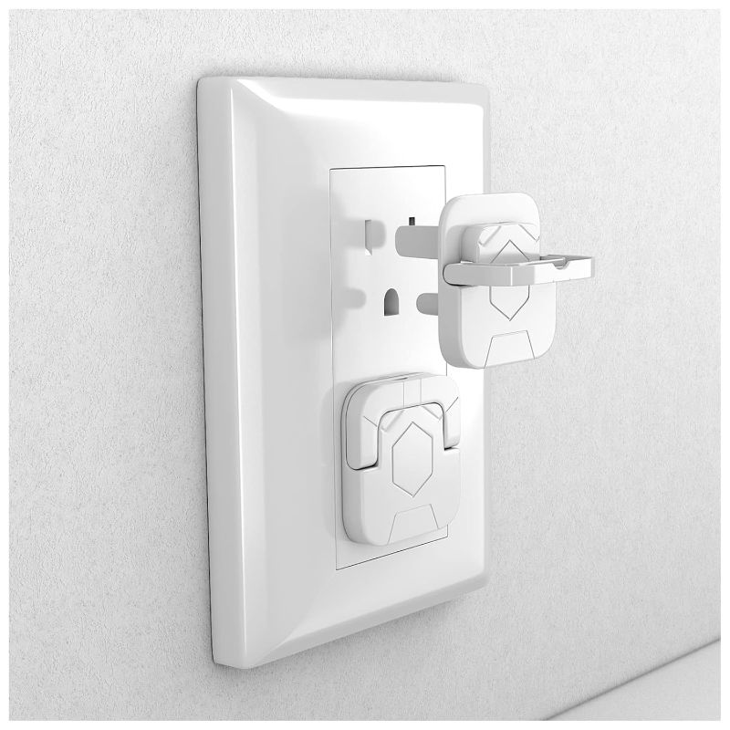 Photo 1 of 4our Kiddies Baby-Proof Outlet Covers (60 Pack) - Child Safety Electric Plug Protectors to Prevent Power Shock
