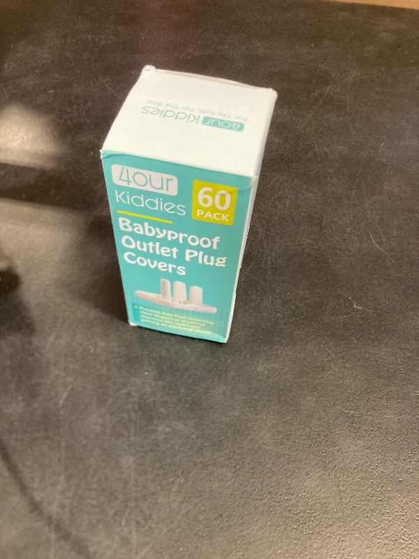 Photo 1 of 4our Kiddies Baby-Proof Outlet Covers (60 Pack) - Child Safety Electric Plug Protectors to Prevent Power Shock
