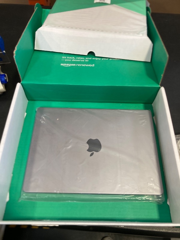 Photo 1 of Apple 2021 MacBook Pro M1 Pro chip (14-inch, 16GB RAM, 512GB SSD) - Space Gray (Renewed Premium)