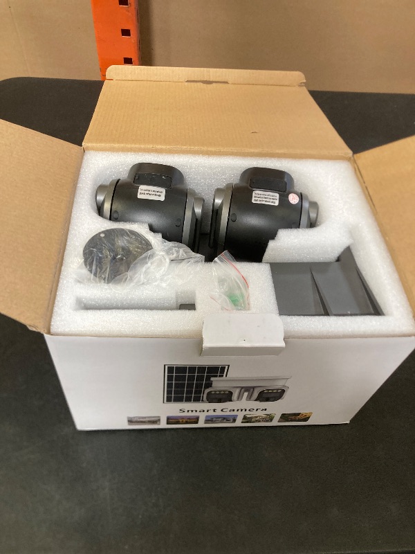 Photo 1 of 4G LTE Solar Security Camera Outdoor, No WiFi Needed, Dual Lens 360° View, 2K Color Night Vision, Cellular Security Cam with Built-In SIM, PIR Motion Alerts, 2-Way Talk, IP66 Waterproof, Solar Powered