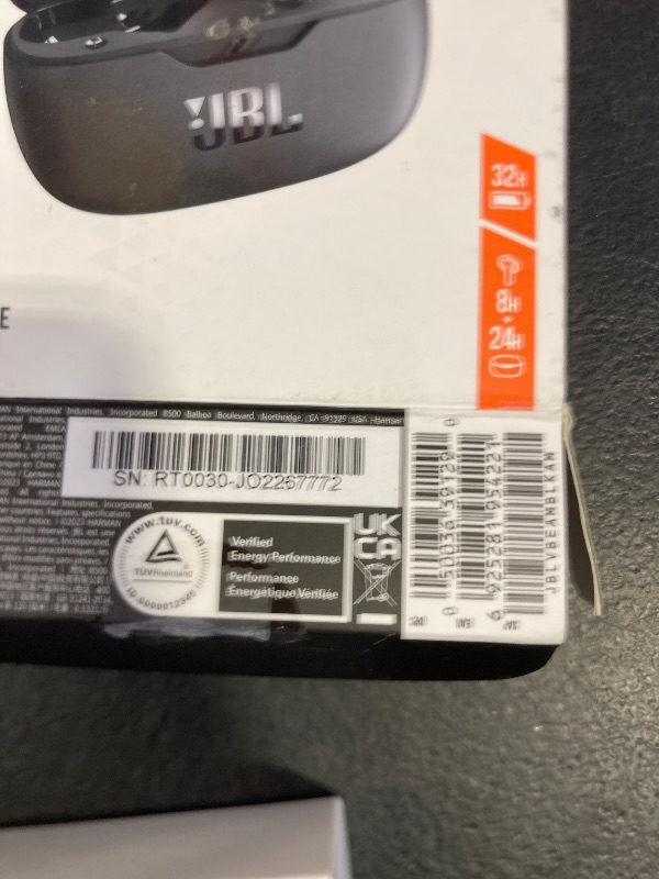 Photo 1 of JBL Vibe Beam - True Wireless JBL Deep Bass Sound Earbuds, Bluetooth 5.2, Water & Dust Resistant, Hands-free call with VoiceAware, Up to 32 hours of battery life (Black)