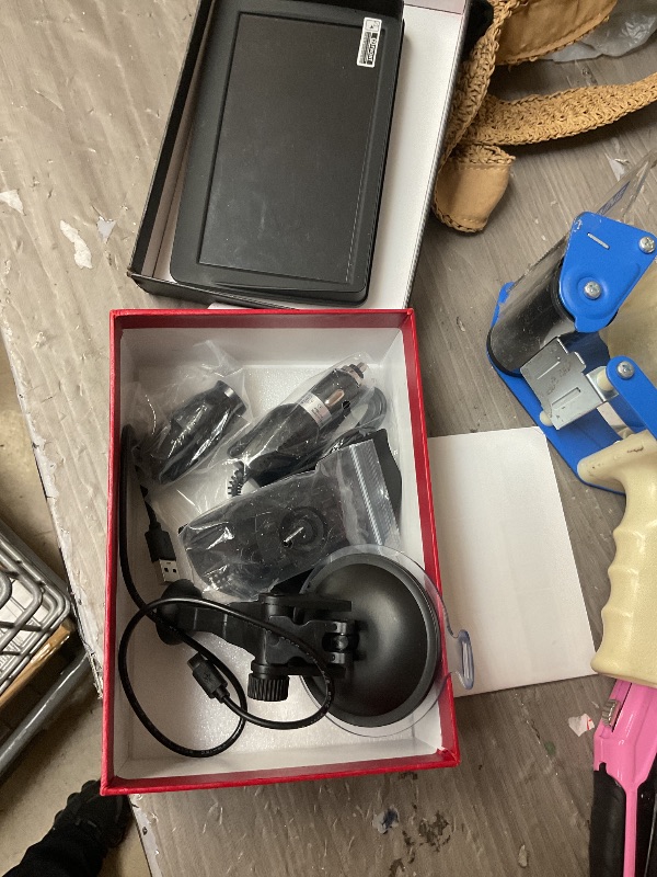 Photo 1 of Car GPS Navigation System 9-inch HD Touchscreen Voice Turn-by-Turn Guidance Speed Limit Alerts Red Light Warning Truck/Car Universal GPS Navigation Preloaded North American Maps