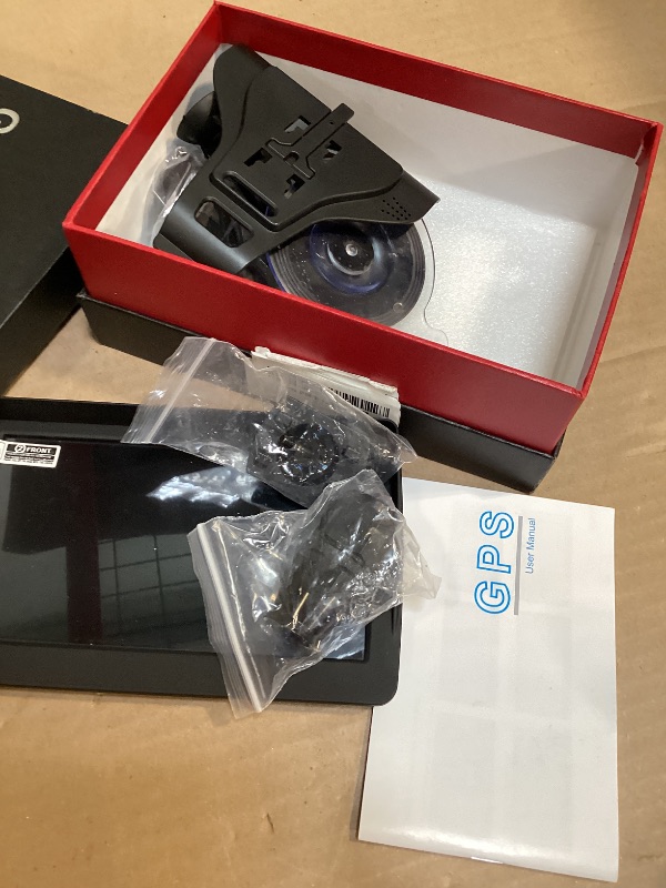 Photo 1 of Car GPS Navigation System 9-inch HD Touchscreen Voice Turn-by-Turn Guidance Speed Limit Alerts Red Light Warning Truck/Car Universal GPS Navigation Preloaded North American Maps