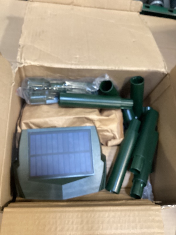 Photo 1 of 4Pack Cat Repellent Outdoor Solar Ultrasonic Animal Repellent with Flash Light Waterproof Deer Repellent Devices for Rabbit Squirrel Skunk Raccoon Fox Dog,Animal Deterrent for Yard Garden Lawn