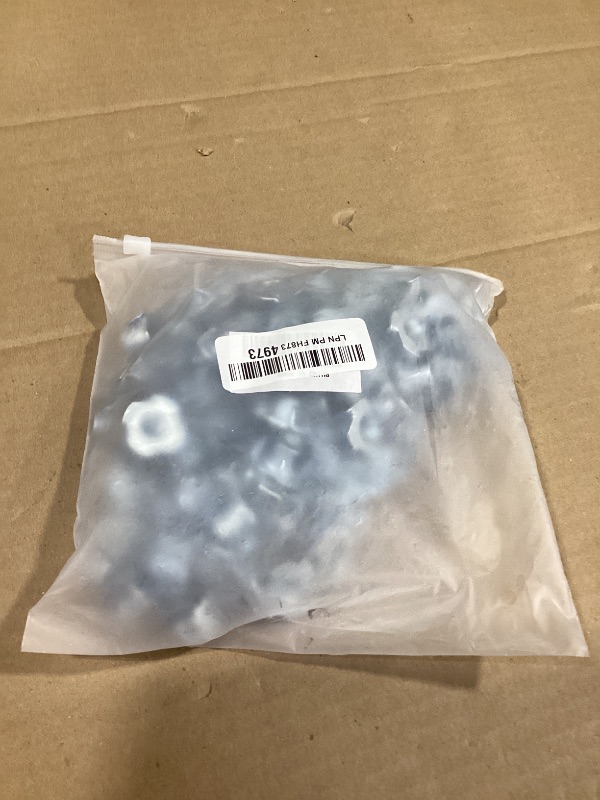 View 2 of 3/8"-16 T-Nuts (100 Pack), Zinc-Plated Steel Corrosion Resistant, 7/16" Barrel Length, 4-Pronged Tee Nut for Wood, Rock Climbing Holds, Cabinetry