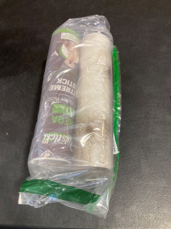 Photo 1 of 10 inch Lint Roller Refill Compatible with Large Mega 10 in Wide Lint Rollers, Pack of 4 Refills, 60 Sheets per Refill, Total 240 Extreme Stick Sheets 1 is used 