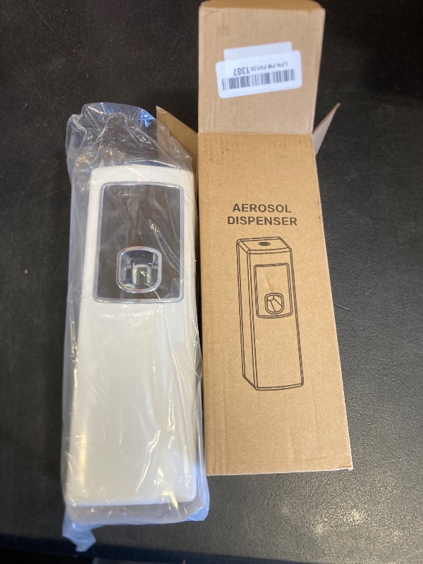 Photo 1 of Automatic Air Freshener Dispenser Wall Mount/Free Standing Commercial ABS Auto Air Freshener Dispenser Programmable Aerosol Spray Perfume Dispenser for Home Room Office Bathroom