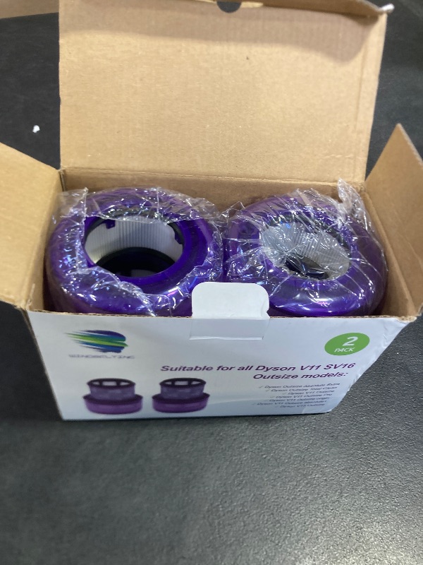 Photo 1 of 2 Pack Vacuum Filters Replacement Parts Compatible with Dyson V11 SV16 Outsize Vacuum, Compare to Part 970422-01