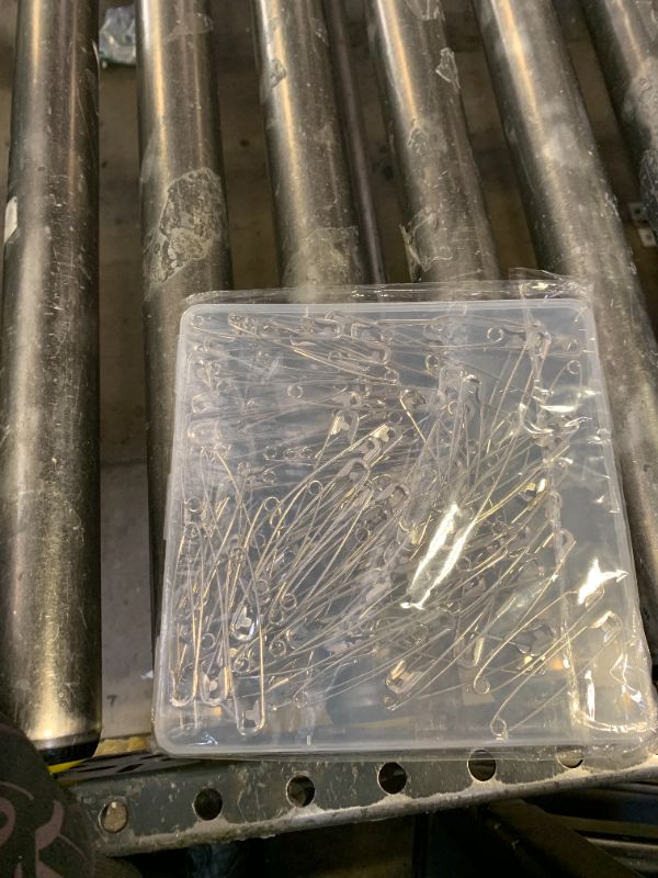 Photo 1 of 100 PCS 3 Inches Large Safety Pins for Clothes, Big Heavy Duty Safety Pins, Rust-Resistant Nickel Plated Steel Clothing Pin for Clothes Sewing Craft
