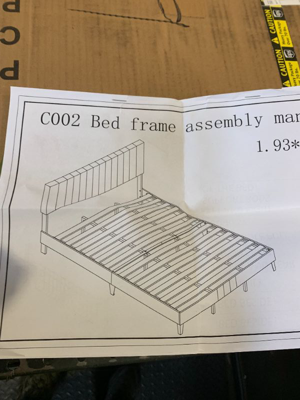 Photo 1 of BED FRAME
SIZE UKNOWN
