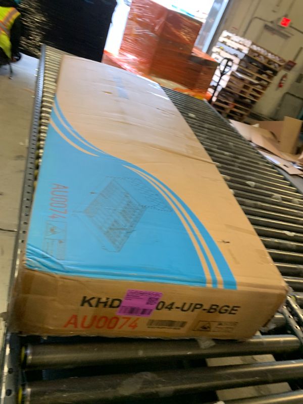 Photo 1 of VECELO Queen Size Platform Bed Frame with 4 Storage Drawers,Fabric Upholstered Headboard and Wooden Slats Support,Built-in USB and Type C Ports, No Box Spring Needed,Easy Assembly