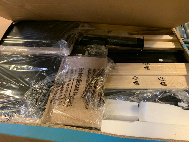 Photo 1 of VECELO Queen Size Platform Bed Frame with 4 Storage Drawers,Fabric Upholstered Headboard and Wooden Slats Support,Built-in USB and Type C Ports, No Box Spring Needed,Easy Assembly